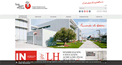 Desktop Screenshot of hsjdpamplona.com