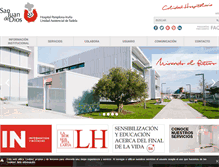 Tablet Screenshot of hsjdpamplona.com